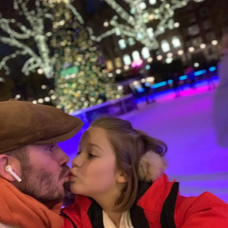 David Beckham postitas Instagrami tütrest foto.