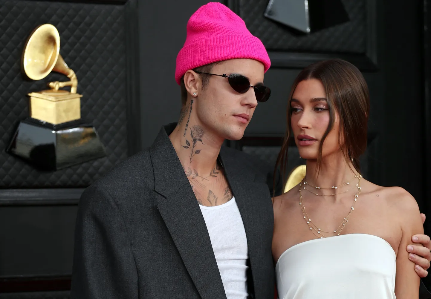 Justin Bieber ja Hailey Bieber.
