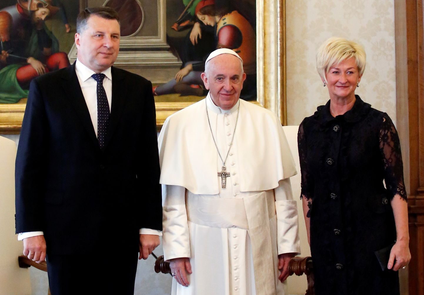 Latvijas prezidenta Raimonda Vējoņa tikšanās ar pāvestu Francisku