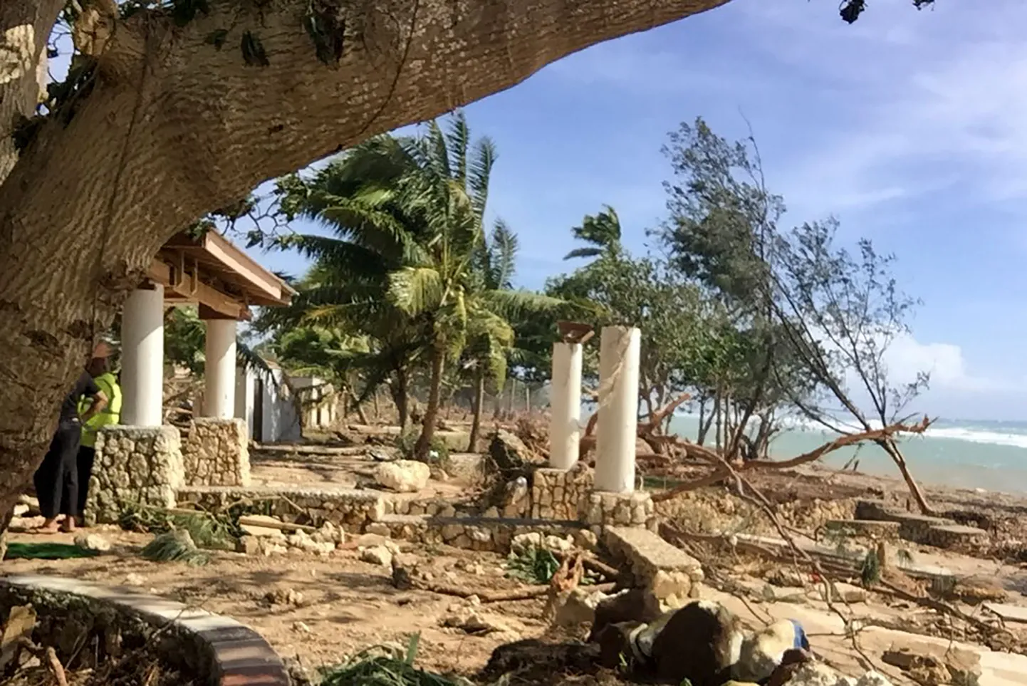 Tonga Hihifo rannikuala 9. aprill 2020.