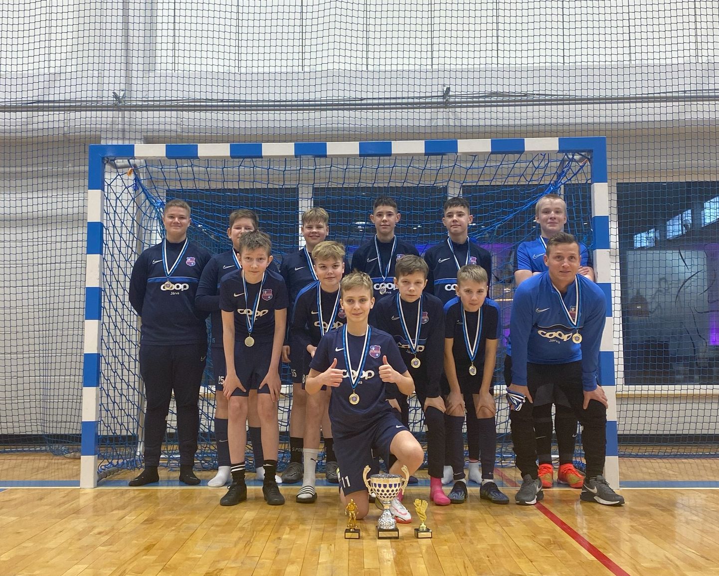 Paide Linnameeskonna U14 võistkond võitis saalijalgpalli karikavõistlused.