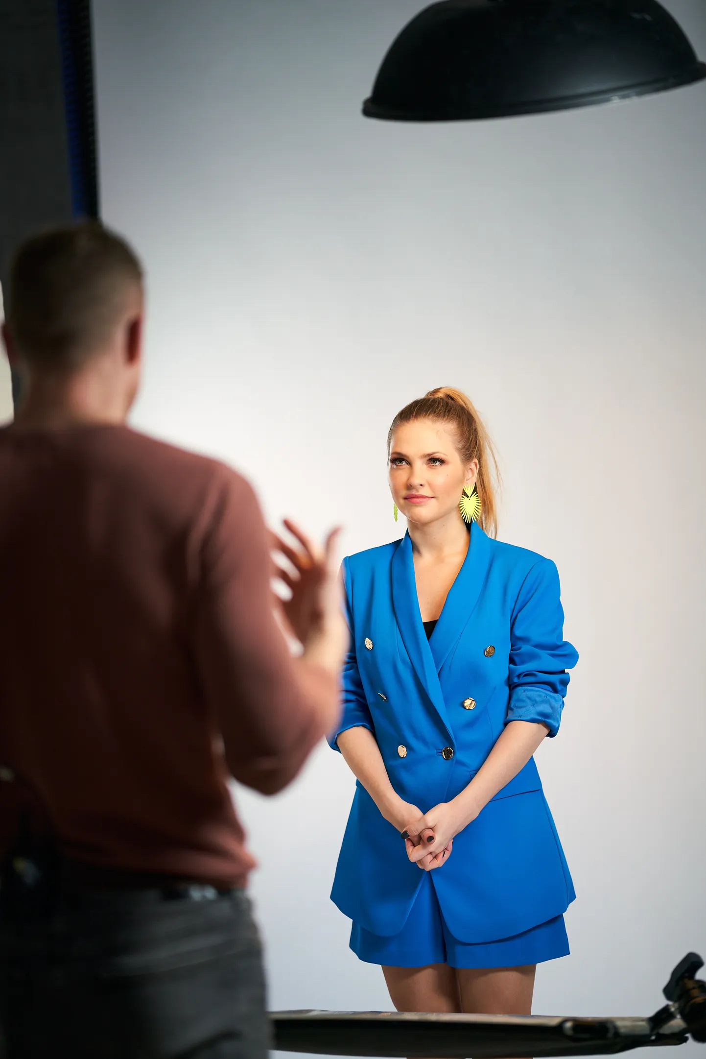 Tiina Adamson. «Eesti otsib superstaari» 8. hooaja finalistide pildistamine.