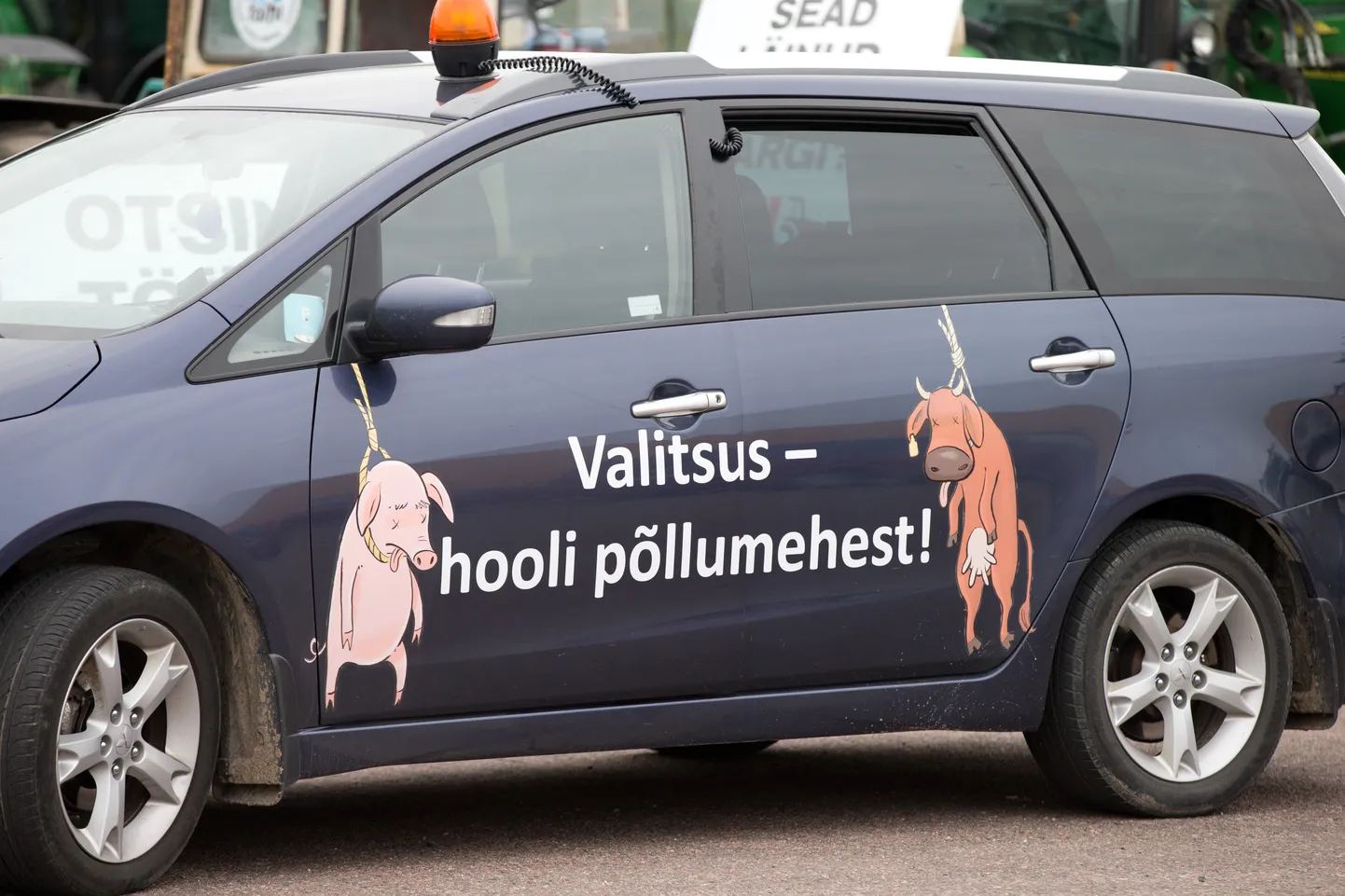 Esmaspäeval toimus põllumeeste meeleavaldus.