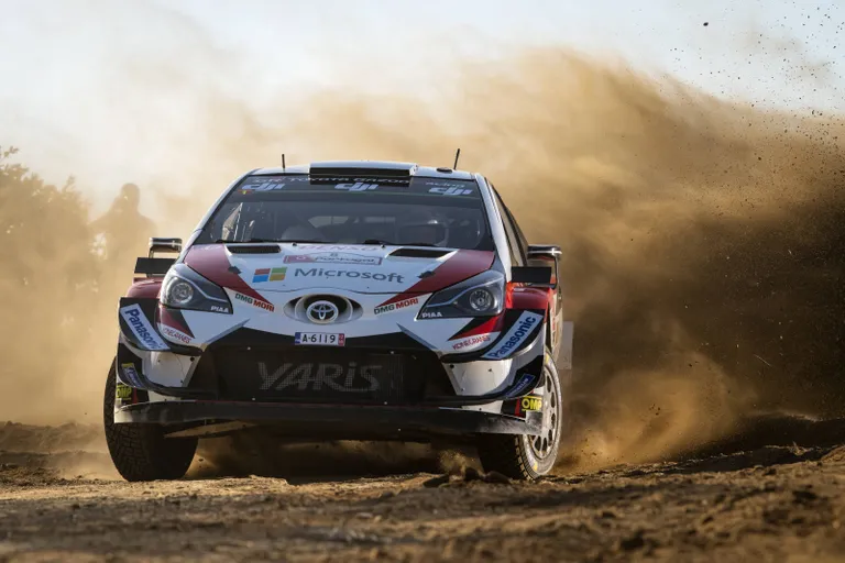 Ott Tänak ja Martin Järveoja üle-eelmisel nädalal sõidetud Portugali rallil.