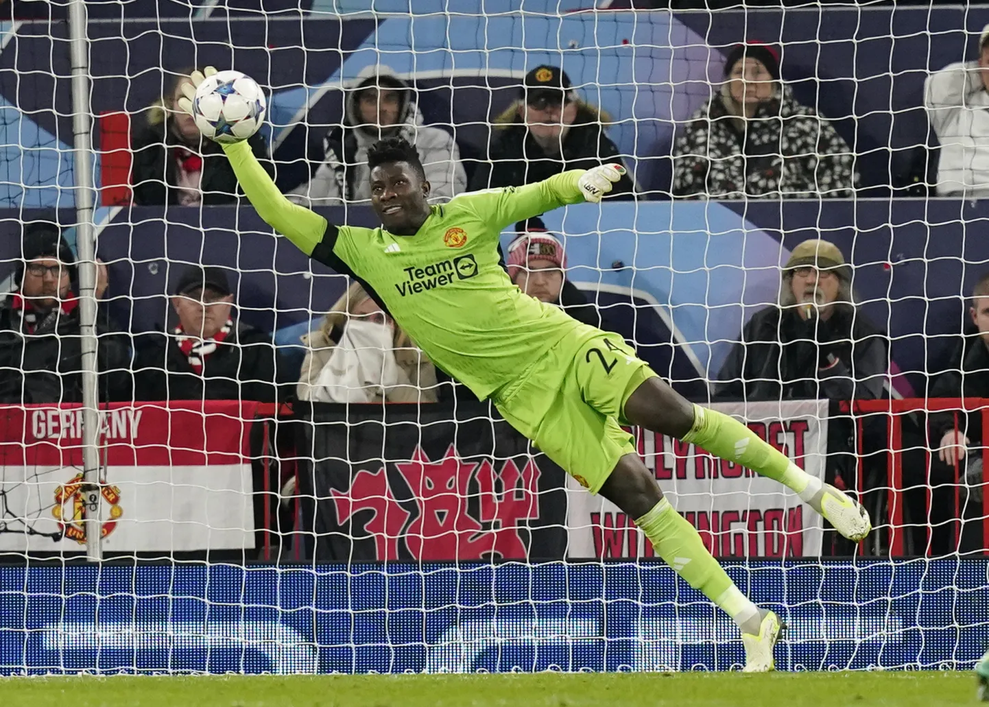 Andre Onana päästis Unitedile kolm võidupunkti.