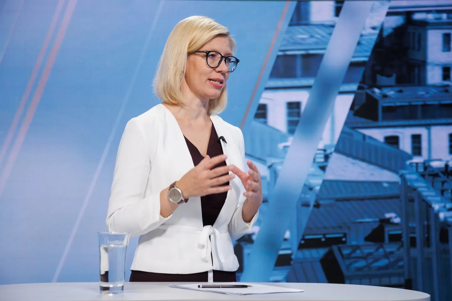 Regionaal- ja põllumajandusminister Piret Hartman.