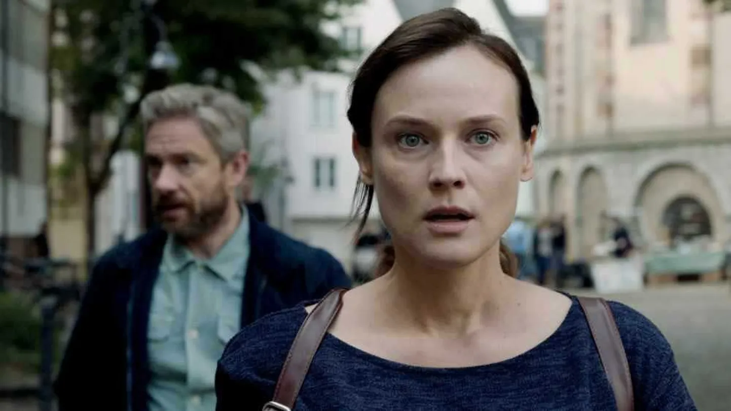 Diāna Krīgere (Diane Kruger) un Martins Frīmens (Martin Freeman)