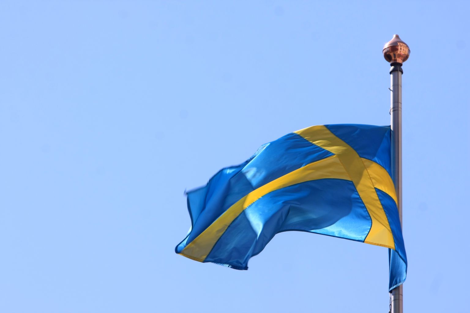 Zviedrijas karogs.