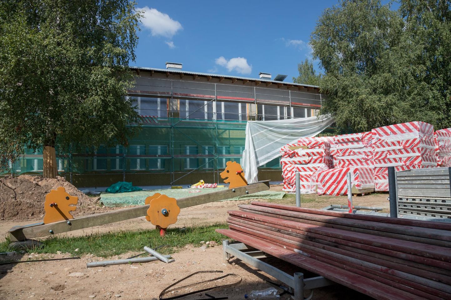 Augustis jääb remondis olev Männimäe lasteaed juhita. Ehitustööde lõpptähtaeg on 14. detsember.