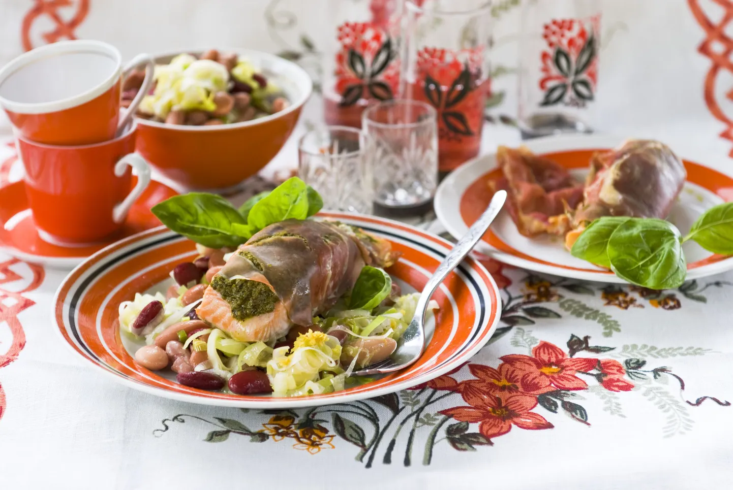 Kala pesto ja singiga