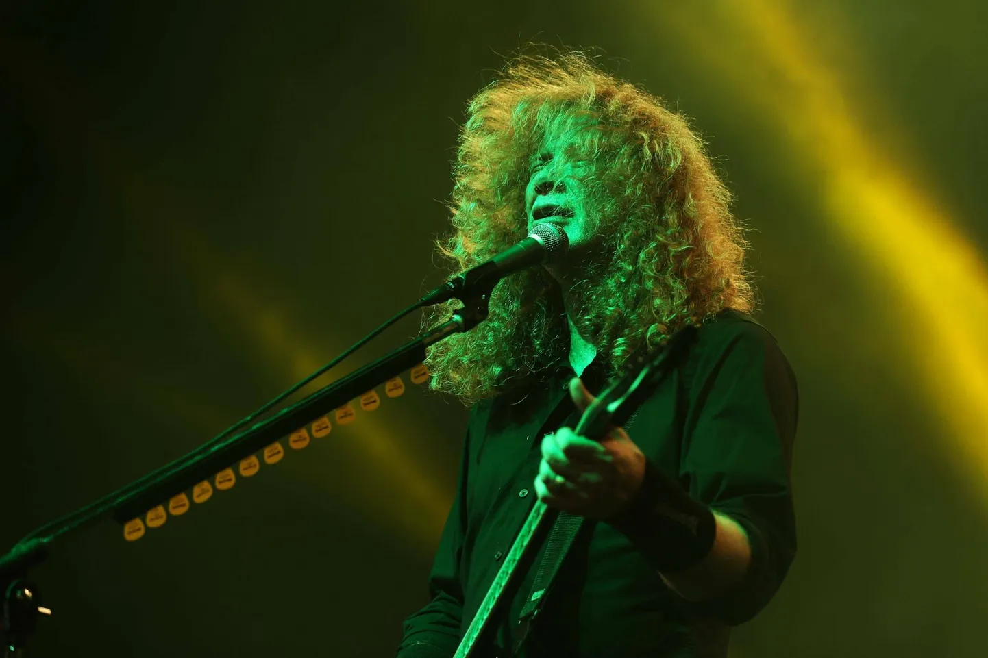Dave Mustaine annab kuuma Megadethi kontserdil Rio de Janeiros. Juba homme teeb ta sedasama Tallinnas.