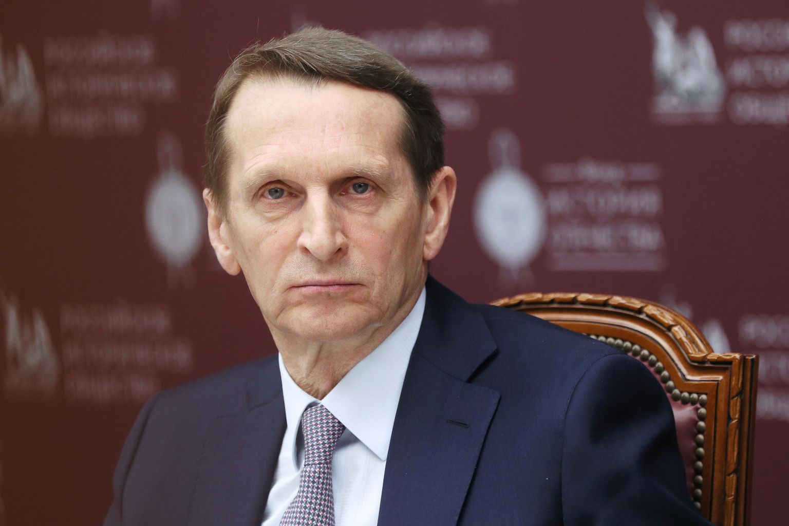 Глава службы внешней разведки России Сергей Нарышкин в 2021 году.
