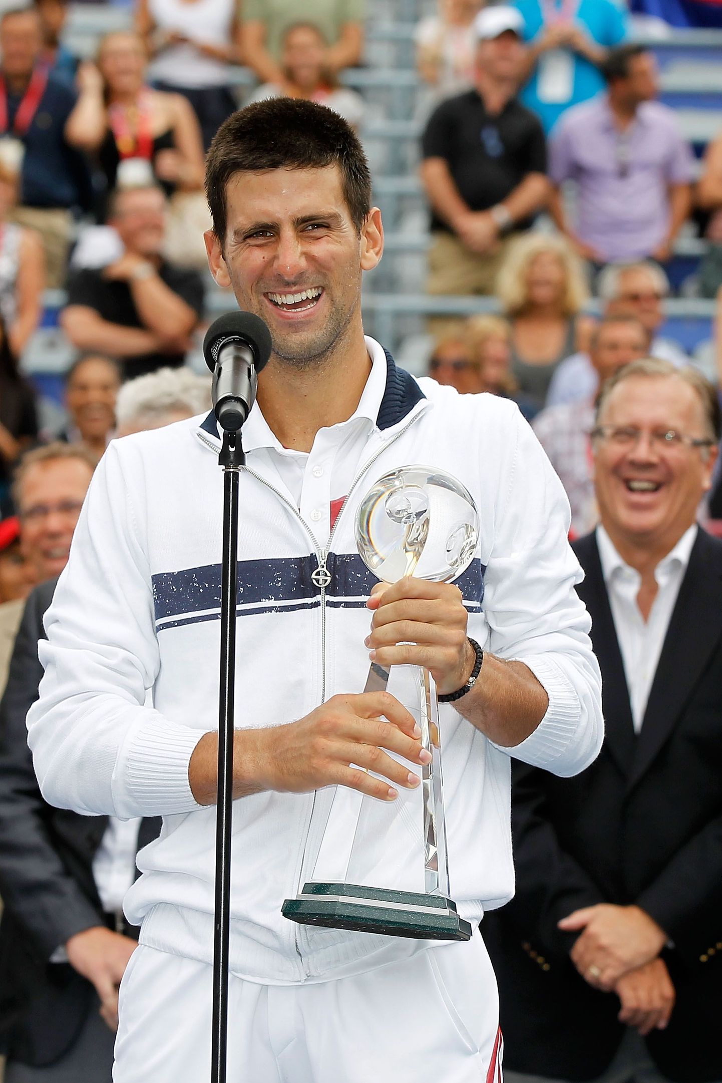 Novak Djokovic on lisaks mänguoskusele tuntud ka oma huumorimeele poolest.