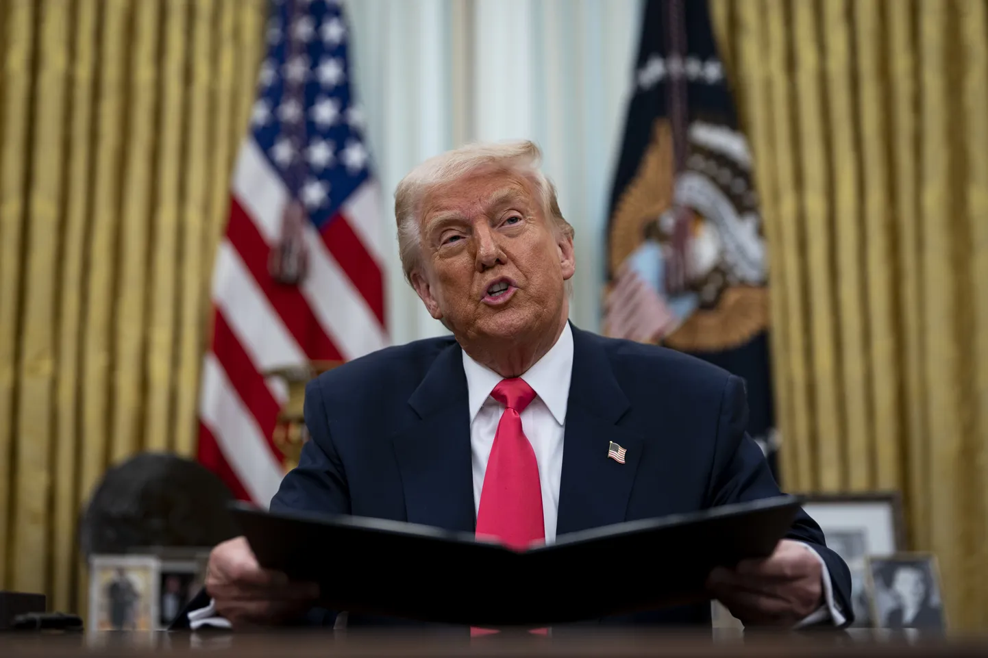 USA president Donald Trump. 6. märts 2025.