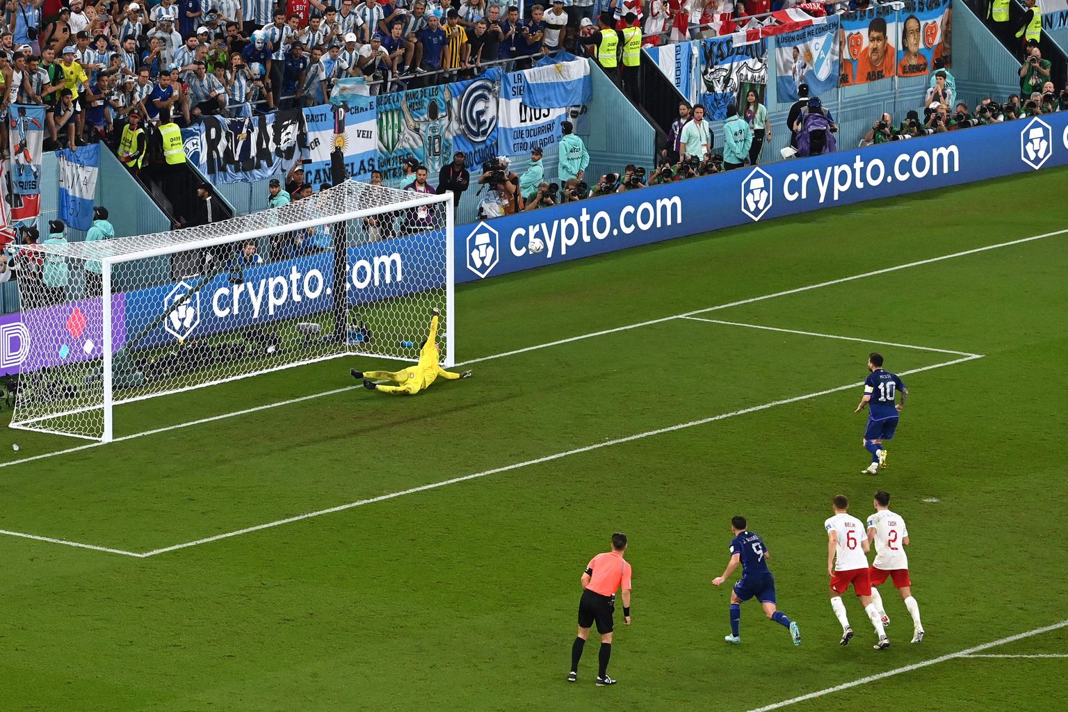 Poola  koondise väravavaht Wojciech Szczęsny tõrjus 30. novembril 2022 Katari MMi kohtumises Argentinaga ründaja Lionel Messi penalti