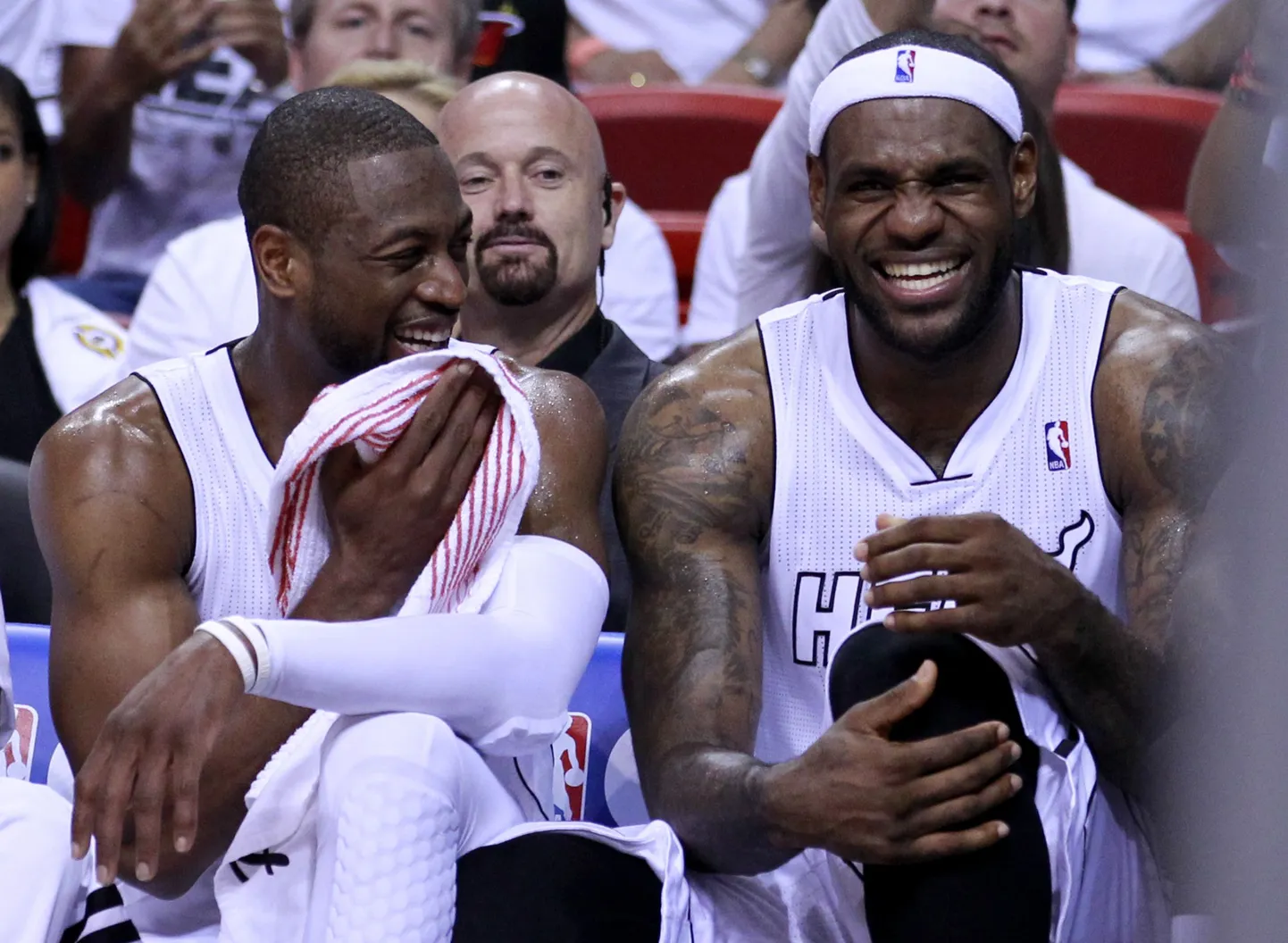 Dwyane Wade (vasakul) ja LeBron James.