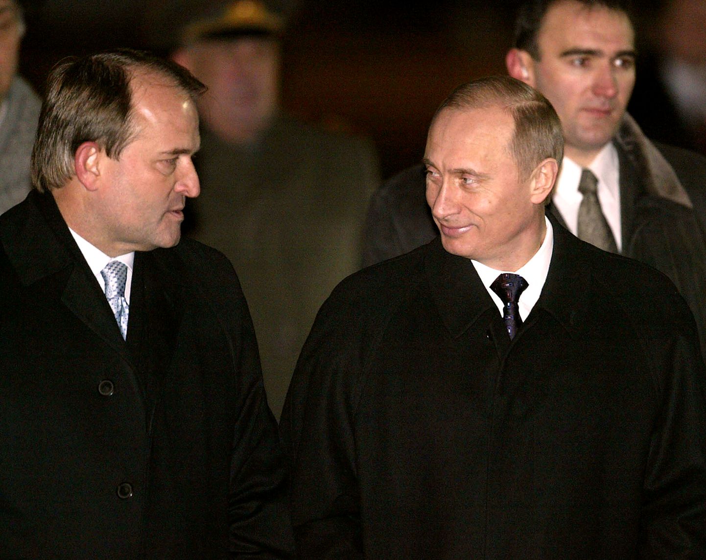 Виктор Медведчук и Владимир Путин.