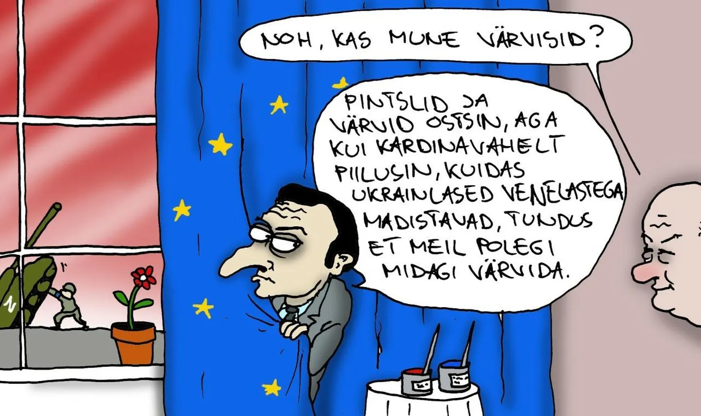 Urmas Nemvalts joonistab
