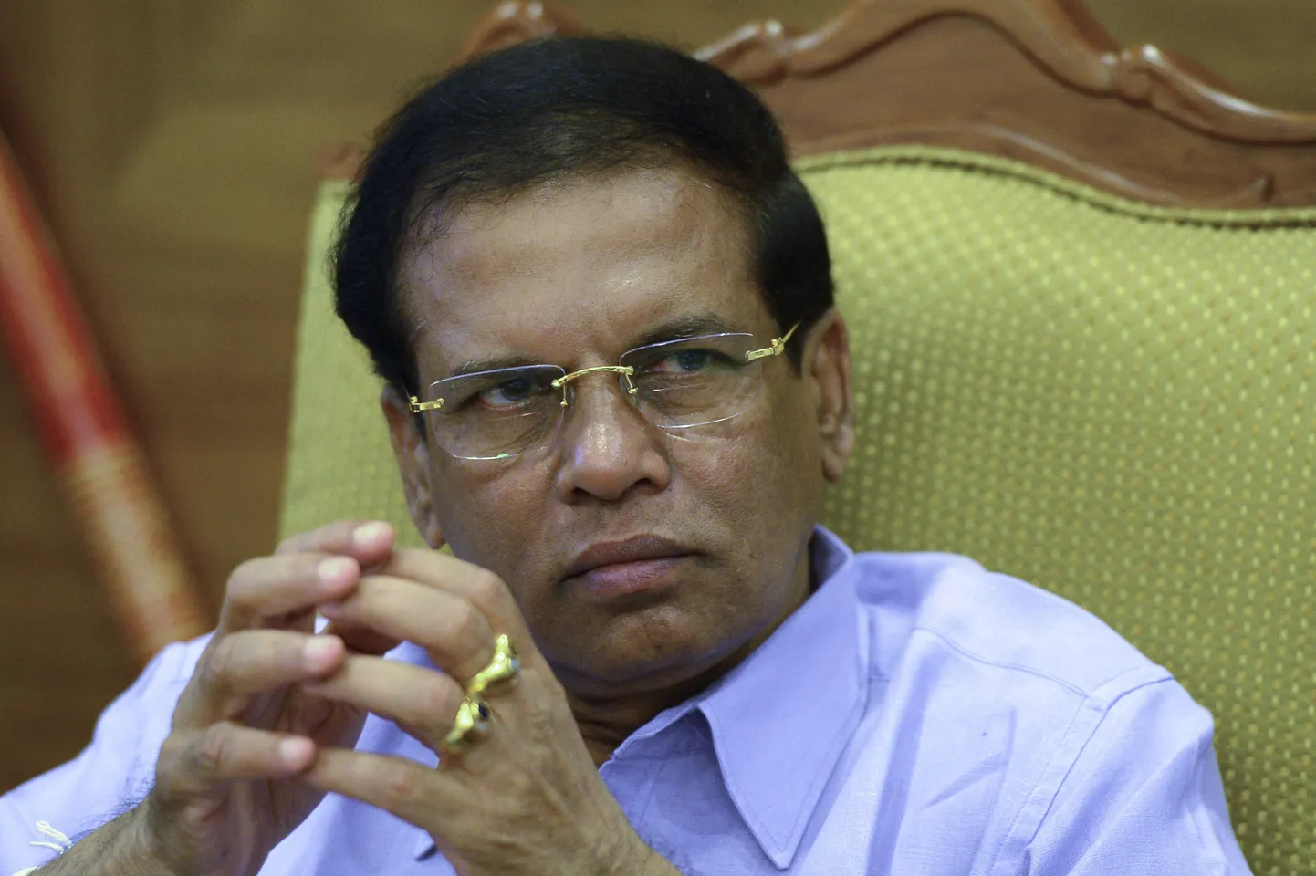 Sri Lanka president Maithripala Sirisena.