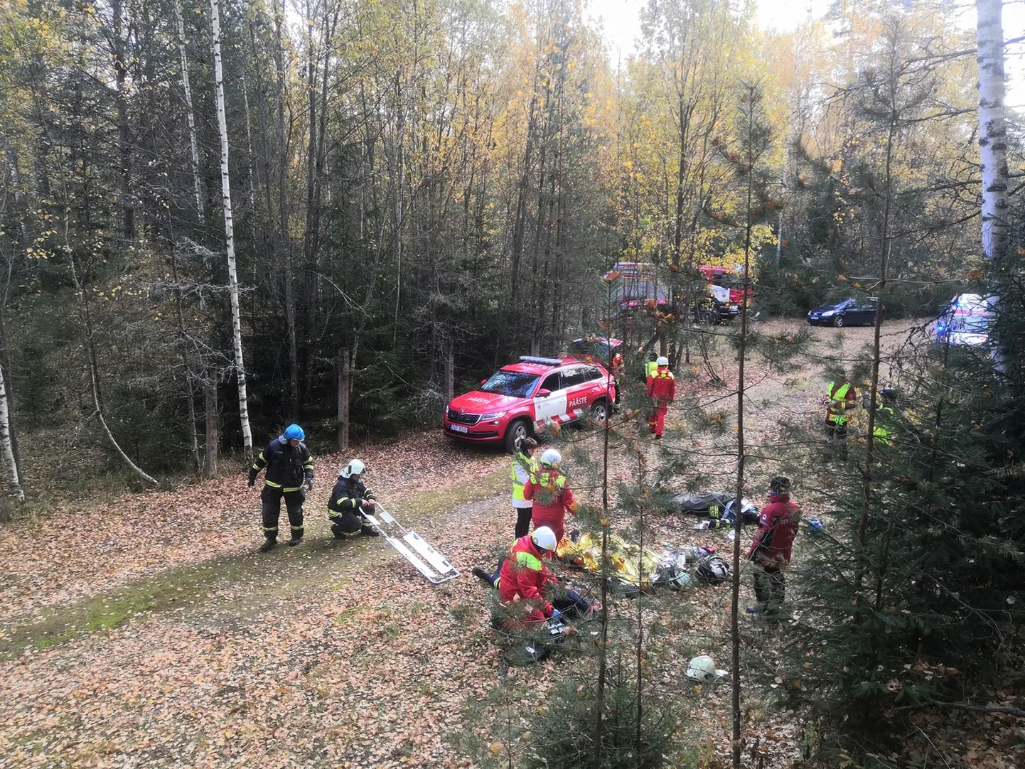 Päästeõppus Tõrva vallas.