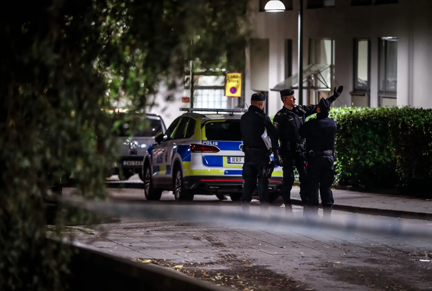 Politseinikud Stockholmis.