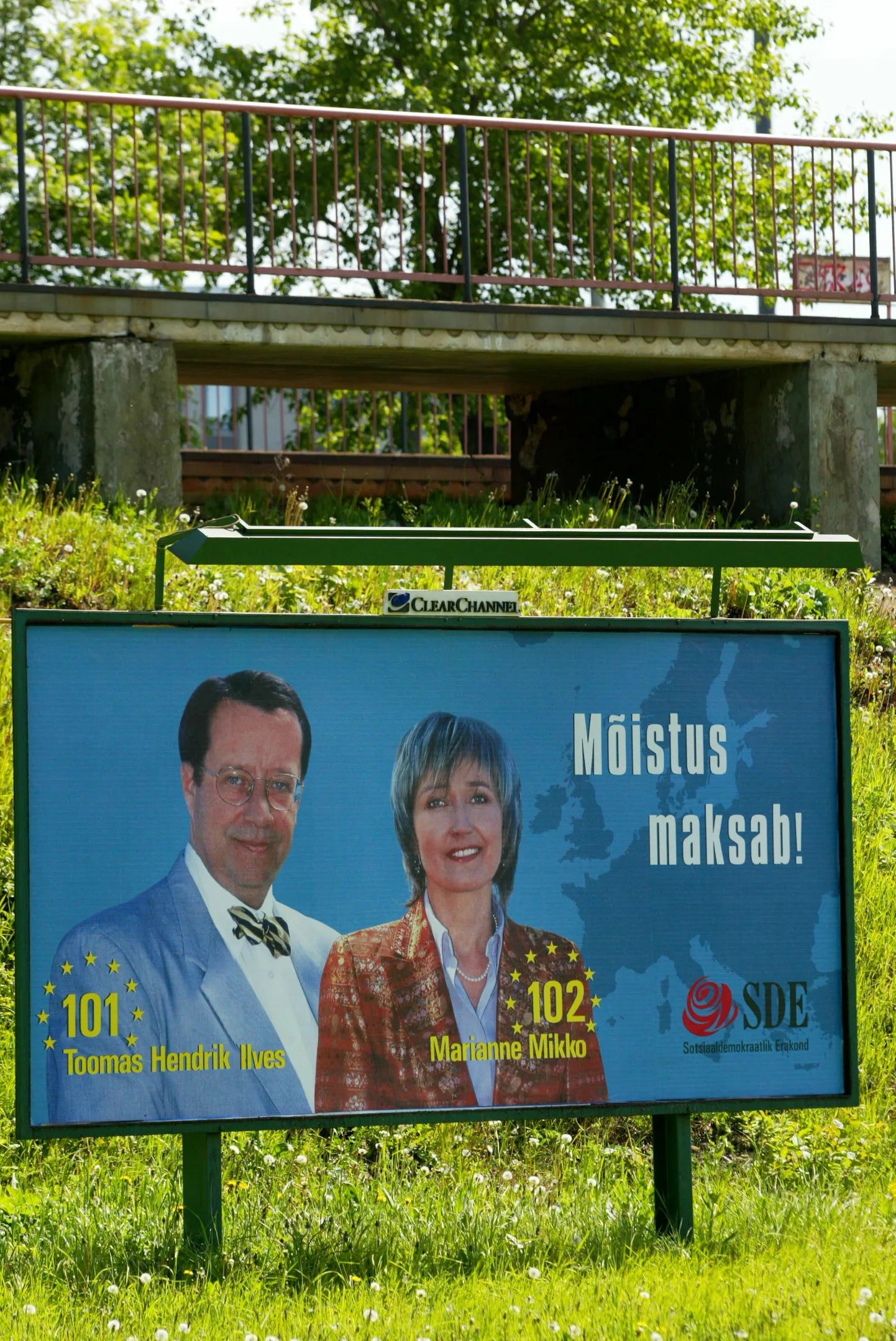 Sotside valimisreklaam eelmiste europarlamendi valimiste eel.