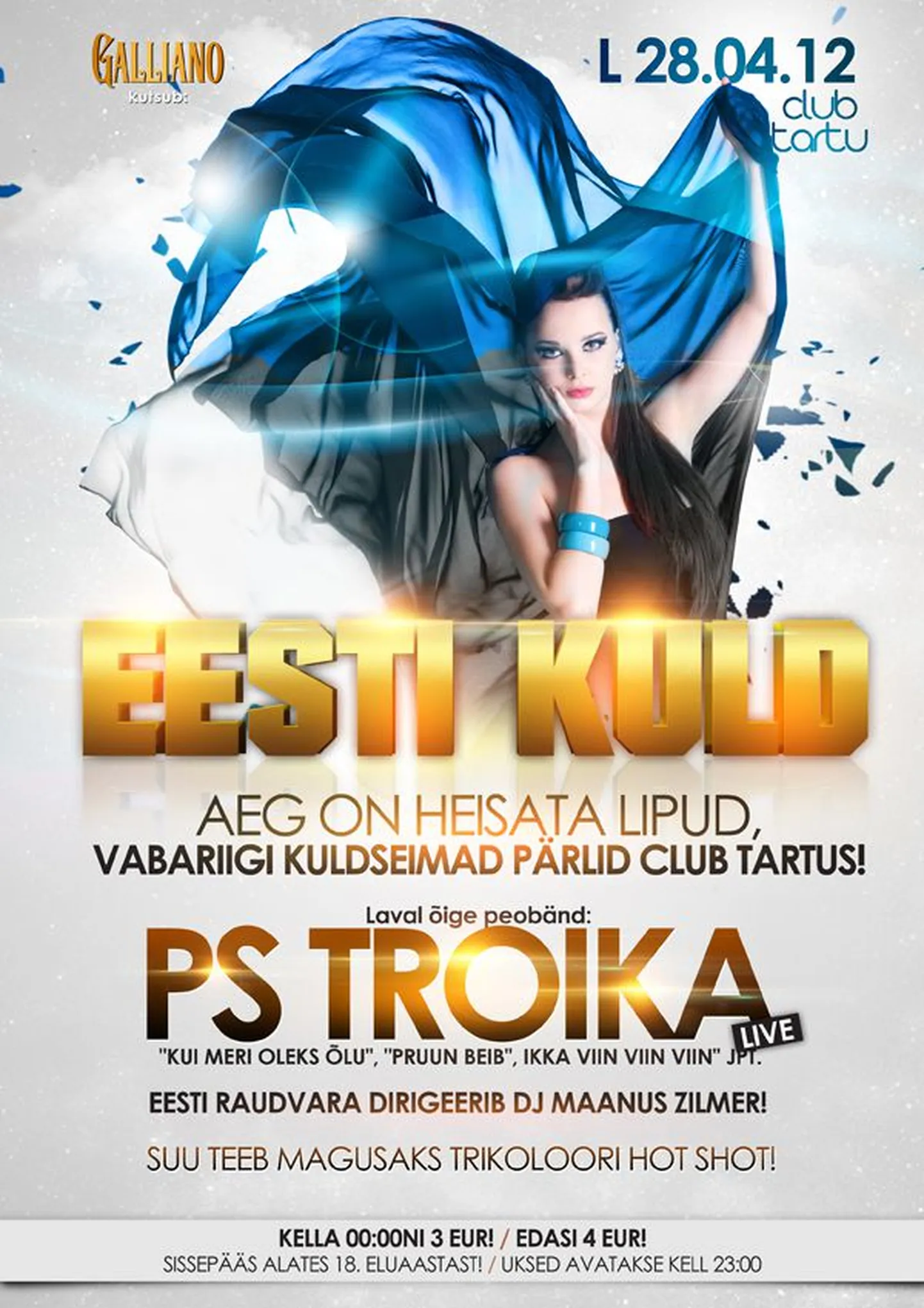 PS Troika sel laupäeval Club Tartus!