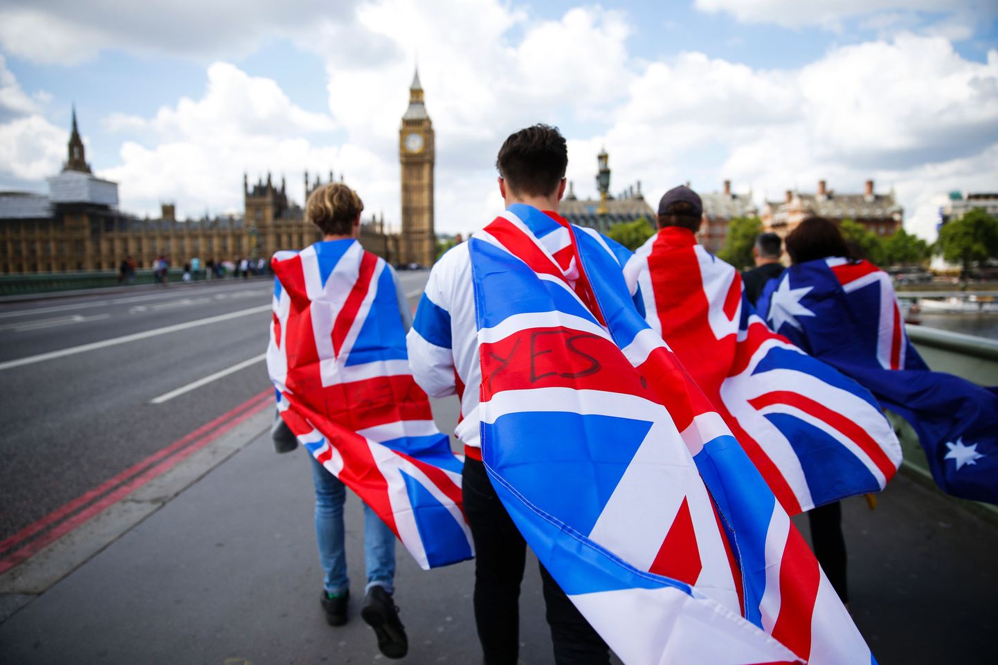 Britid Union Jacki lipuga Londonis.