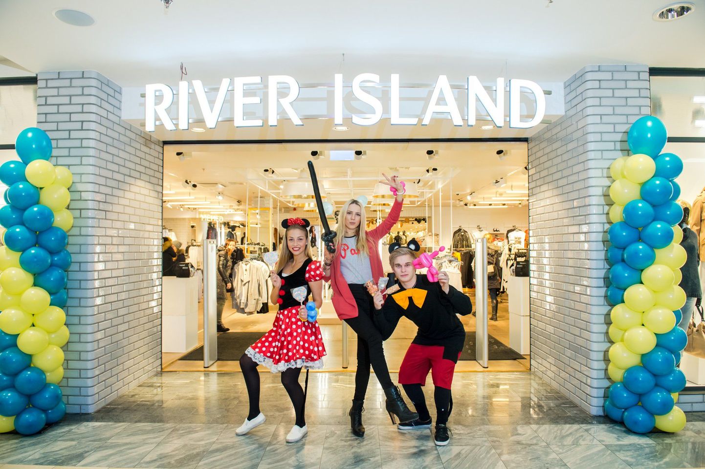 Открытие детского отдела магазина River Island в Эстонии.