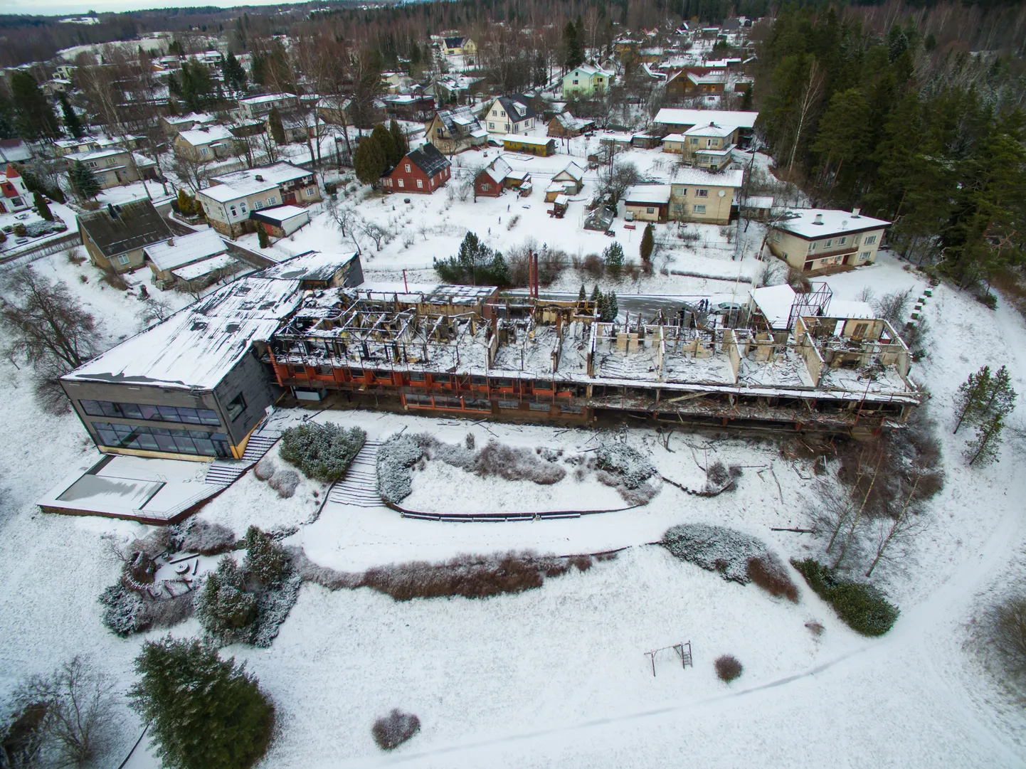 Otepää Bernhard SPA pärast põlengut.