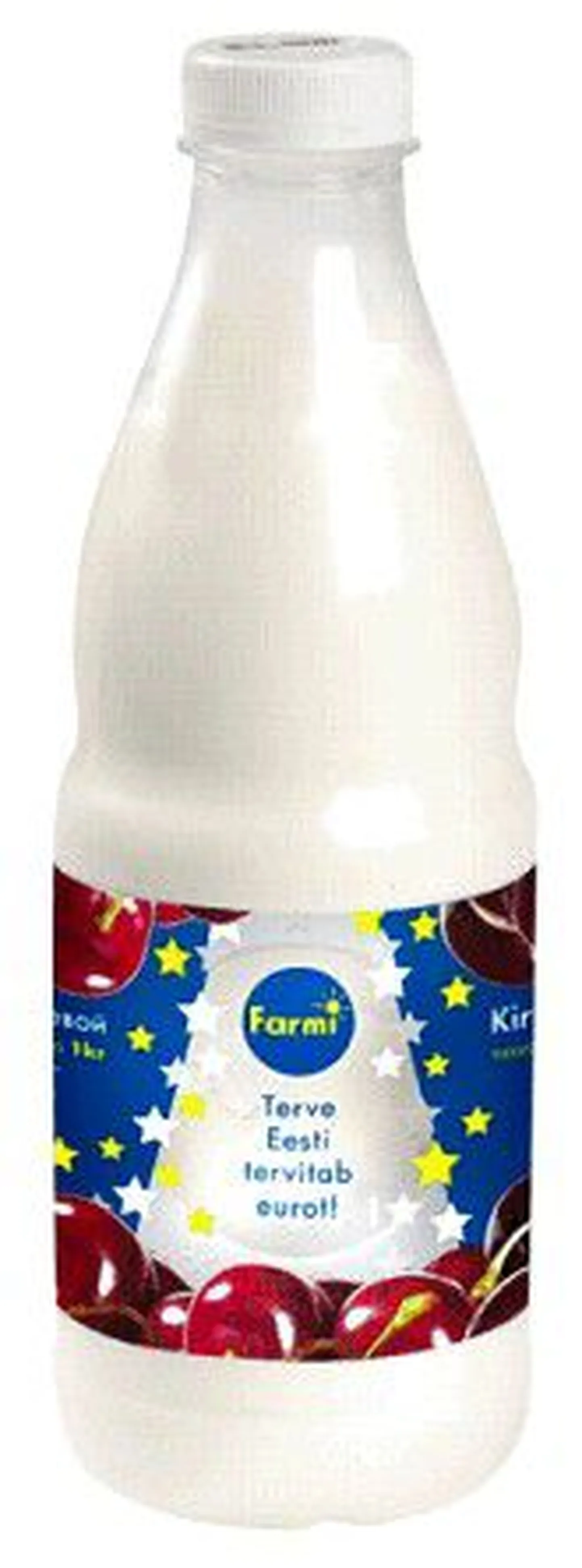 Kirsimaitseline eurojogurt.