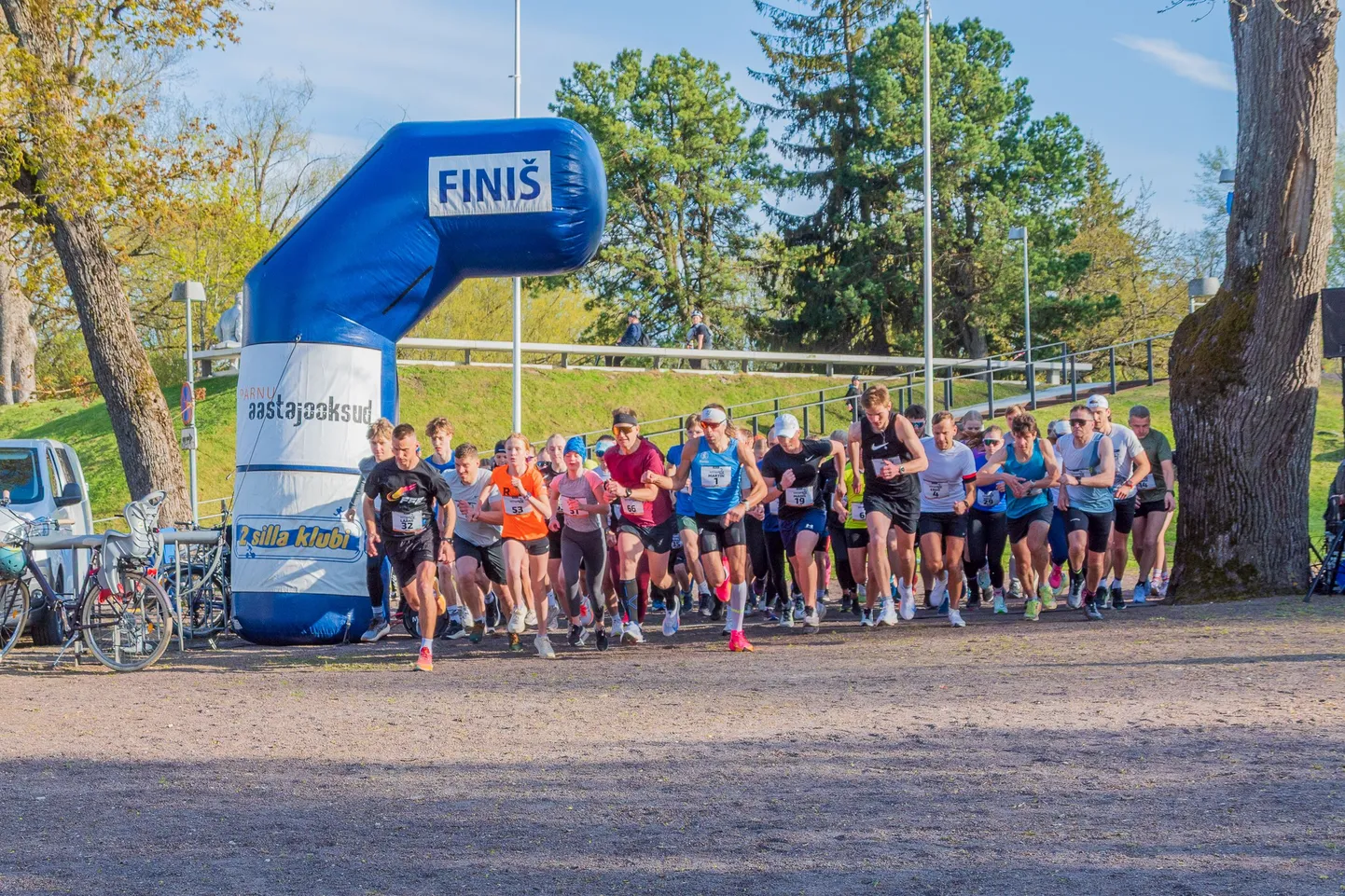 Pärnu aastajooksude sarja etapp Vallikäärus.