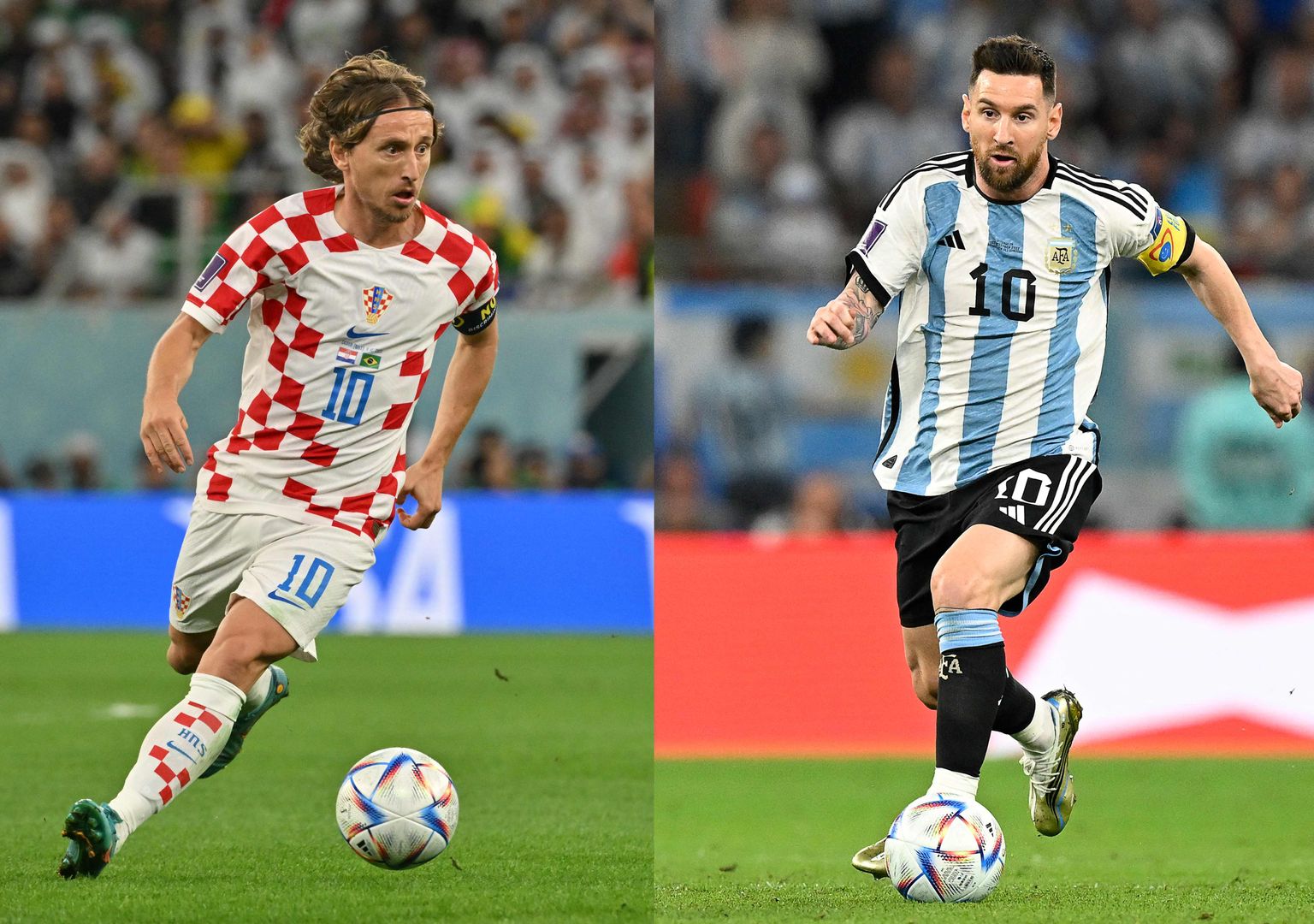 Luka Modric ja Lionel Messi. Vaid legendaarsetest jalgpalluritest veab enda meeskonna Kataris MM-finaali.