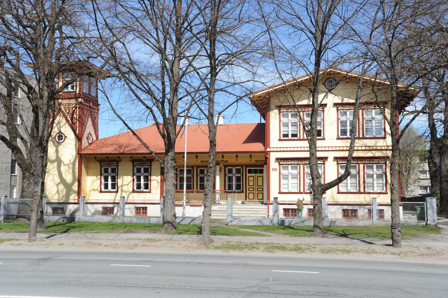 Kaitseliidu Pärnumaa maleva maja Pärnus Pikal tänaval.
