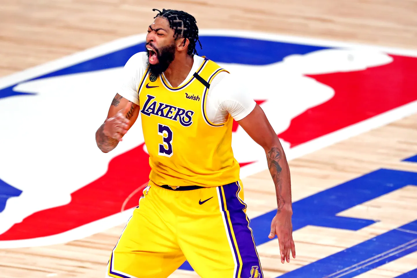 Los Angeles Lakers tähtmängija Anthony Davis.