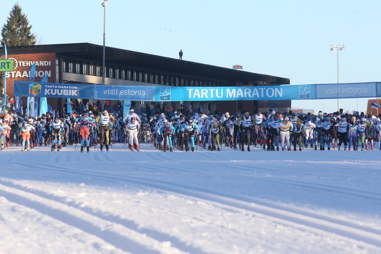 Отсутствие снега помешало провести 47-й Тартуский лыжный марафон