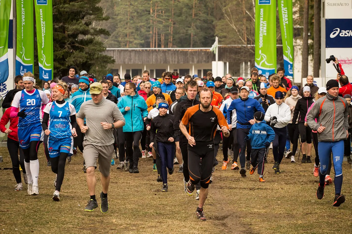 Tartu jooksumaratoni ühistreening Elvas Tartumaa tervisespordikeskuses.