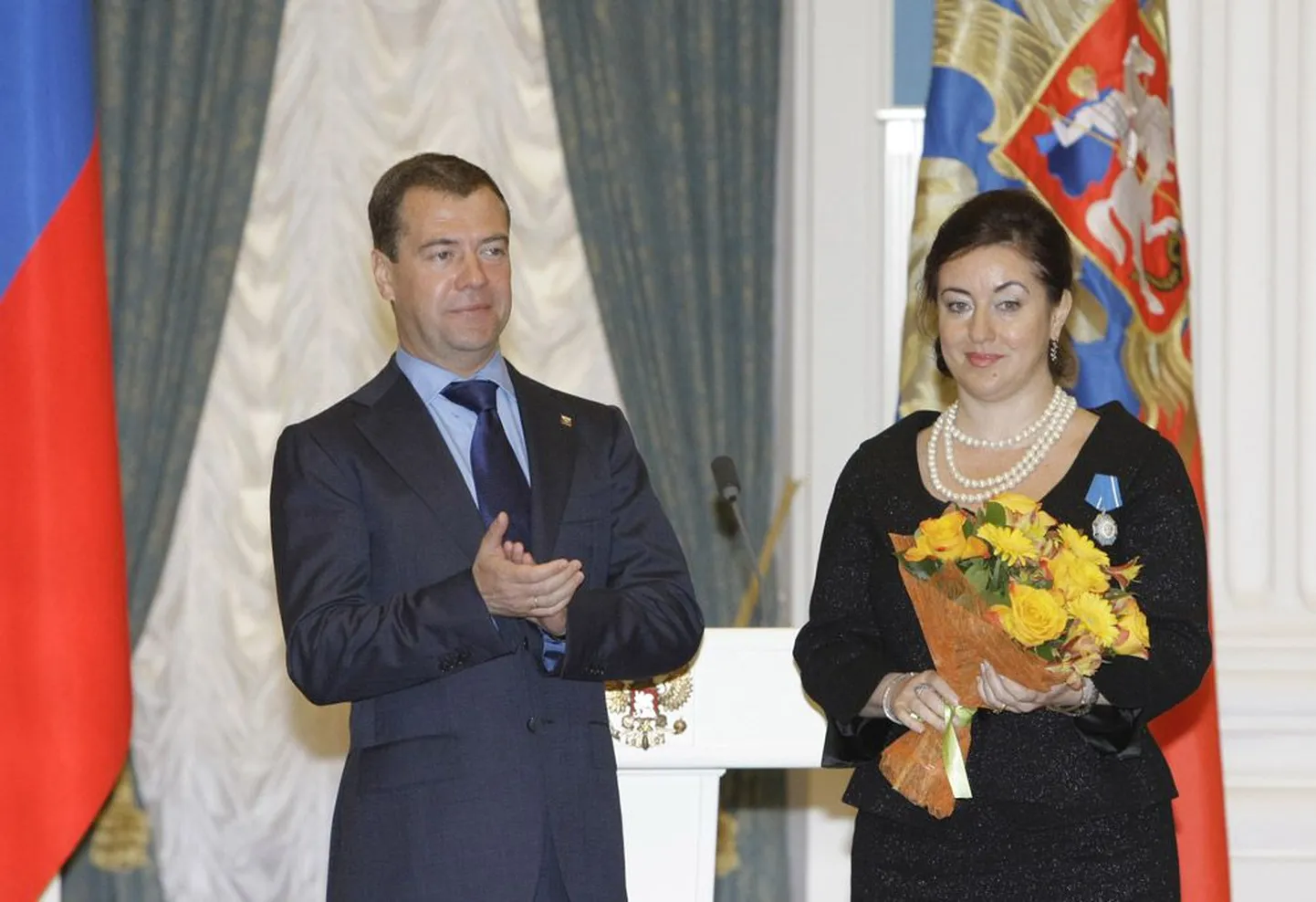 Дмитрий Медведев и Тамара Гвердцители.