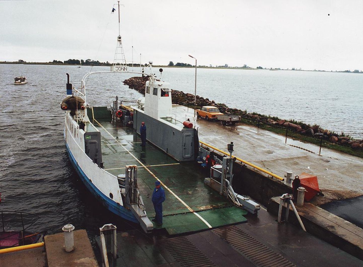 Vast ­valminud Munalaiu sadam, foto on tehtud 14. augustil 1998.