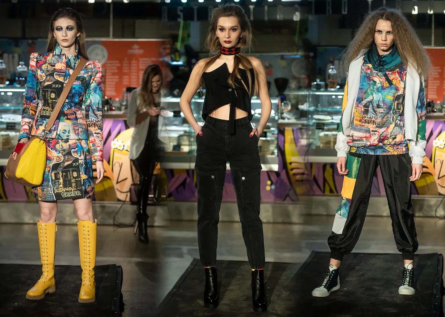 Foto kolāža RFW 1. dienas skates