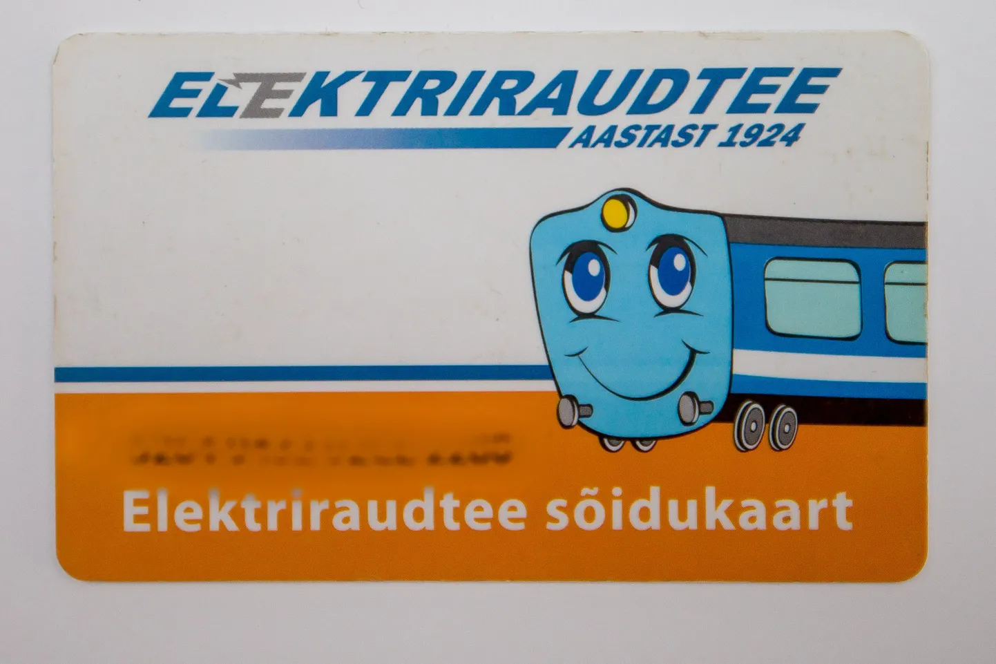Elektriraudtee käibelt kaduv kaart.