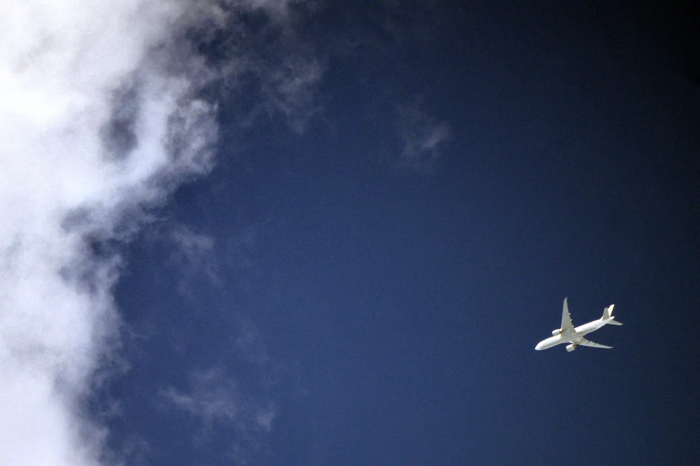 Airbus A320 в небе.