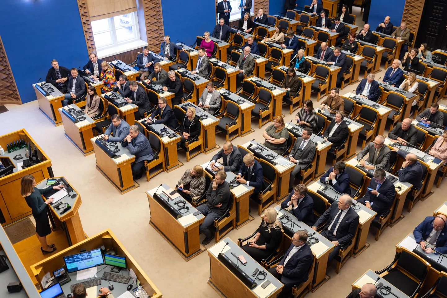 Riigikogu täiskogu istung.
