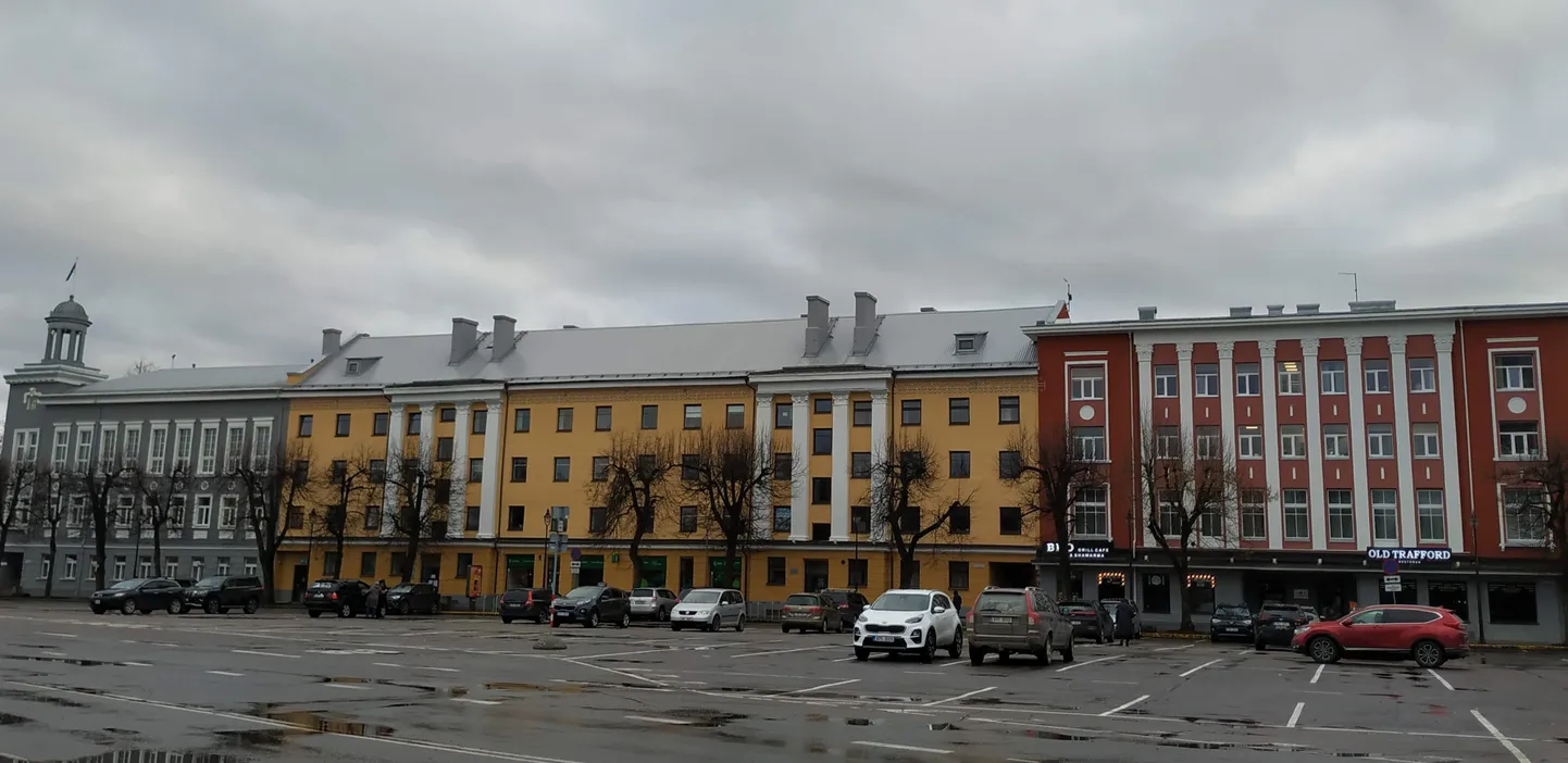 Центр города Нарва. Снимок иллюстративный.