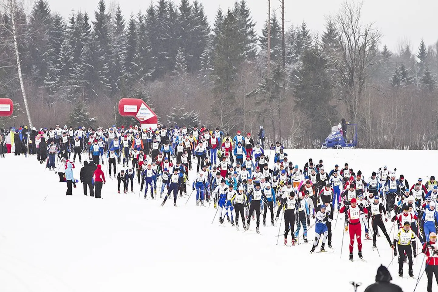 Tamsalu-Neeruti maratoni start.