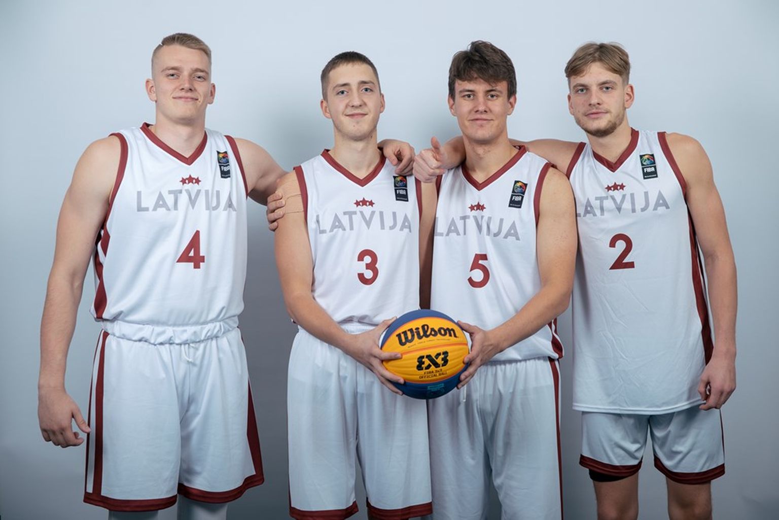 Latvijas U-23 izlase 3x3 basketbolā.