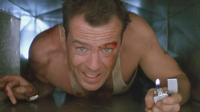 Bruce Willis filmis «Visa hing» (1988).