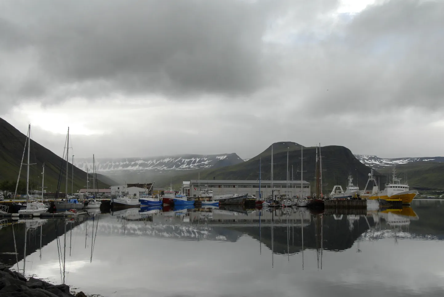 Islandi väikesadam.