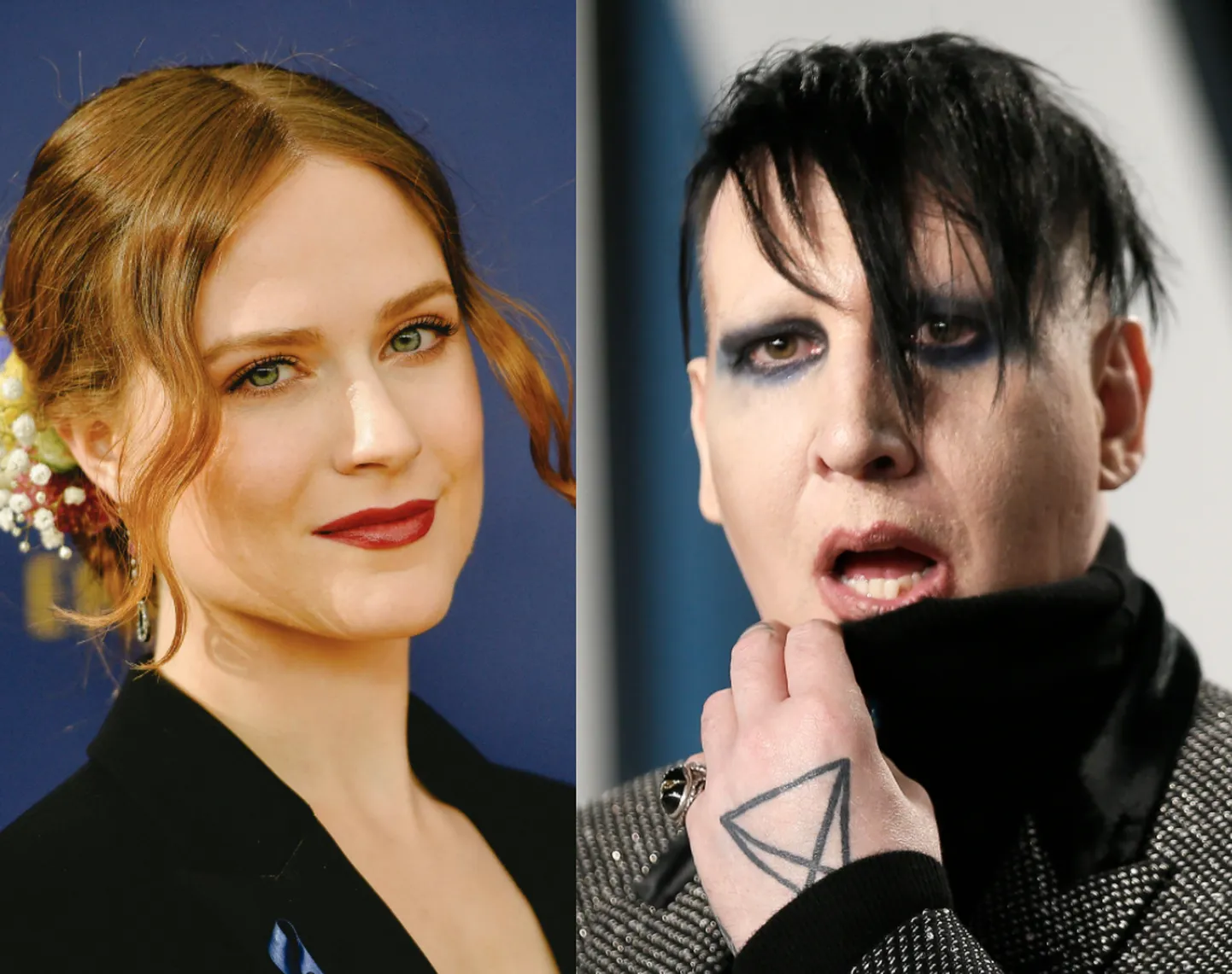 Evan Rachel Wood ja Marilyn Manson.