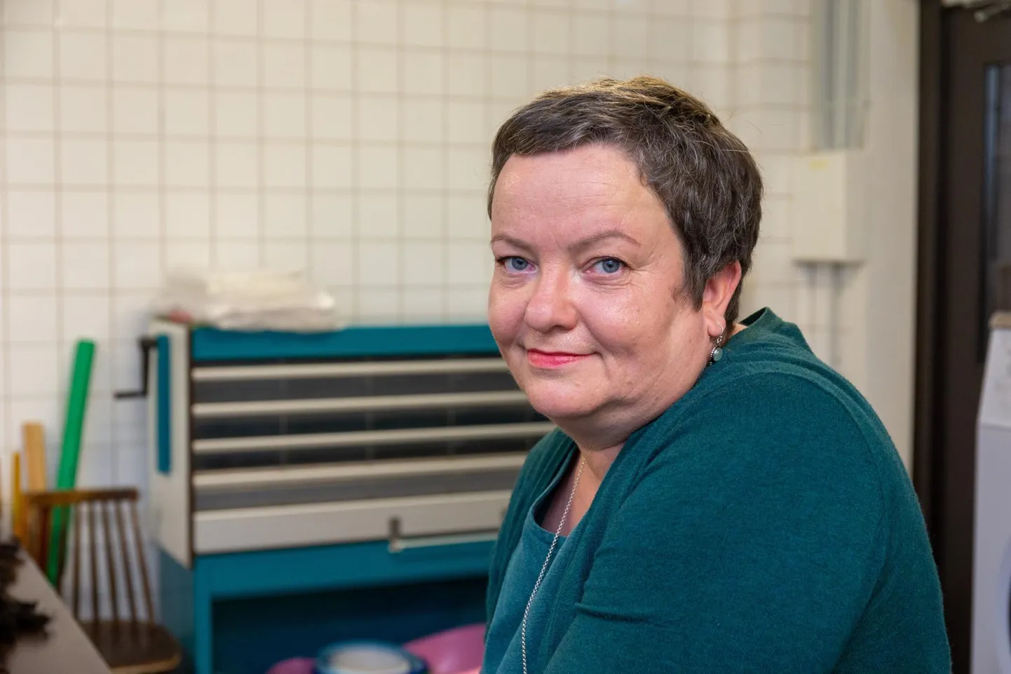 Viljandi kultuuriakadeemia rahvusliku käsitöö osakonna juhataja Ave Matsini propageerib looduslike materjalide kasutamist.